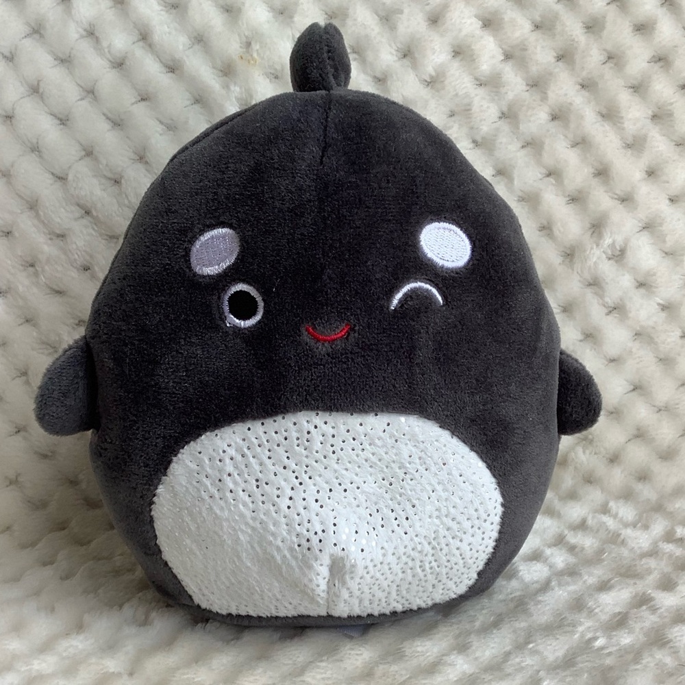 Kellytoy Squishmallows Plush Kai the Orca Stuffed Animal Toy